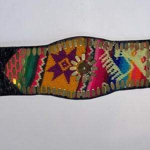 Free People Leather Cuff Bracelet